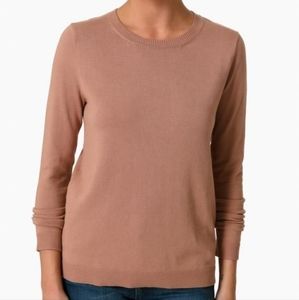525 America, Camel Carolina Crewneck Sweater, Size L